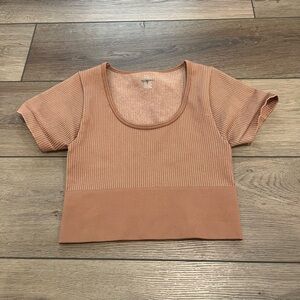 OFFLINE Aerie brown/tan basic top